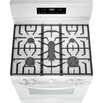 Frigidaire White 30" Gas Range with Quick Boil and Even Baking Technology (5.1 Cu. Ft) - FCRG3062AW