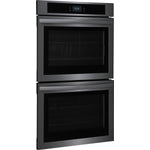 Frigidaire Black Stainless Steel 30" Double Wall Oven with Fan Convection (10.6 Cu. Ft) - FCWD3027AD