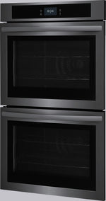Frigidaire Black Stainless Steel 30" Double Wall Oven with Fan Convection (10.6 Cu. Ft) - FCWD3027AD