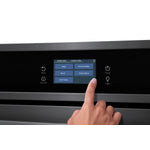 Frigidaire Black Stainless Steel 30" Double Wall Oven with Fan Convection (10.6 Cu. Ft) - FCWD3027AD