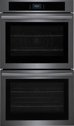 Frigidaire Black Stainless Steel 30" Double Wall Oven with Fan Convection (10.6 Cu. Ft) - FCWD3027AD