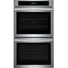 Frigidaire Stainless Steel 30" Double Wall Oven with Fan Convection (10.6 Cu. Ft) - FCWD3027AS