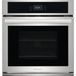 Frigidaire Stainless Steel 27" Single Electric Wall Oven with Fan Convection (3.8 Cu.Ft.) - FCWS2727AS