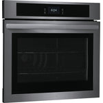 Frigidaire Black Stainless Steel 30" Single Wall Oven with Fan Convection (5.3 Cu. Ft) - FCWS3027AD