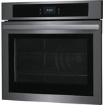Frigidaire Black Stainless Steel 30" Single Wall Oven with Fan Convection (5.3 Cu. Ft) - FCWS3027AD