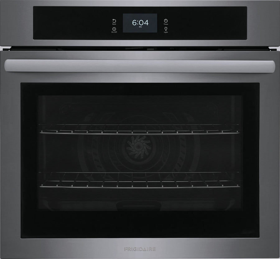Frigidaire Black Stainless Steel 30" Single Wall Oven with Fan Convection (5.3 Cu. Ft) - FCWS3027AD