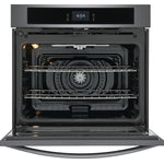 Frigidaire Black Stainless Steel 30" Single Wall Oven with Fan Convection (5.3 Cu. Ft) - FCWS3027AD
