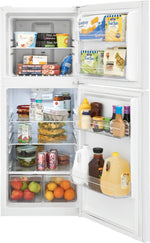 Frigidaire White Apartment Size Refrigerator with Top Freezer ( 10.1 Cu. Ft) - FFET1022UW