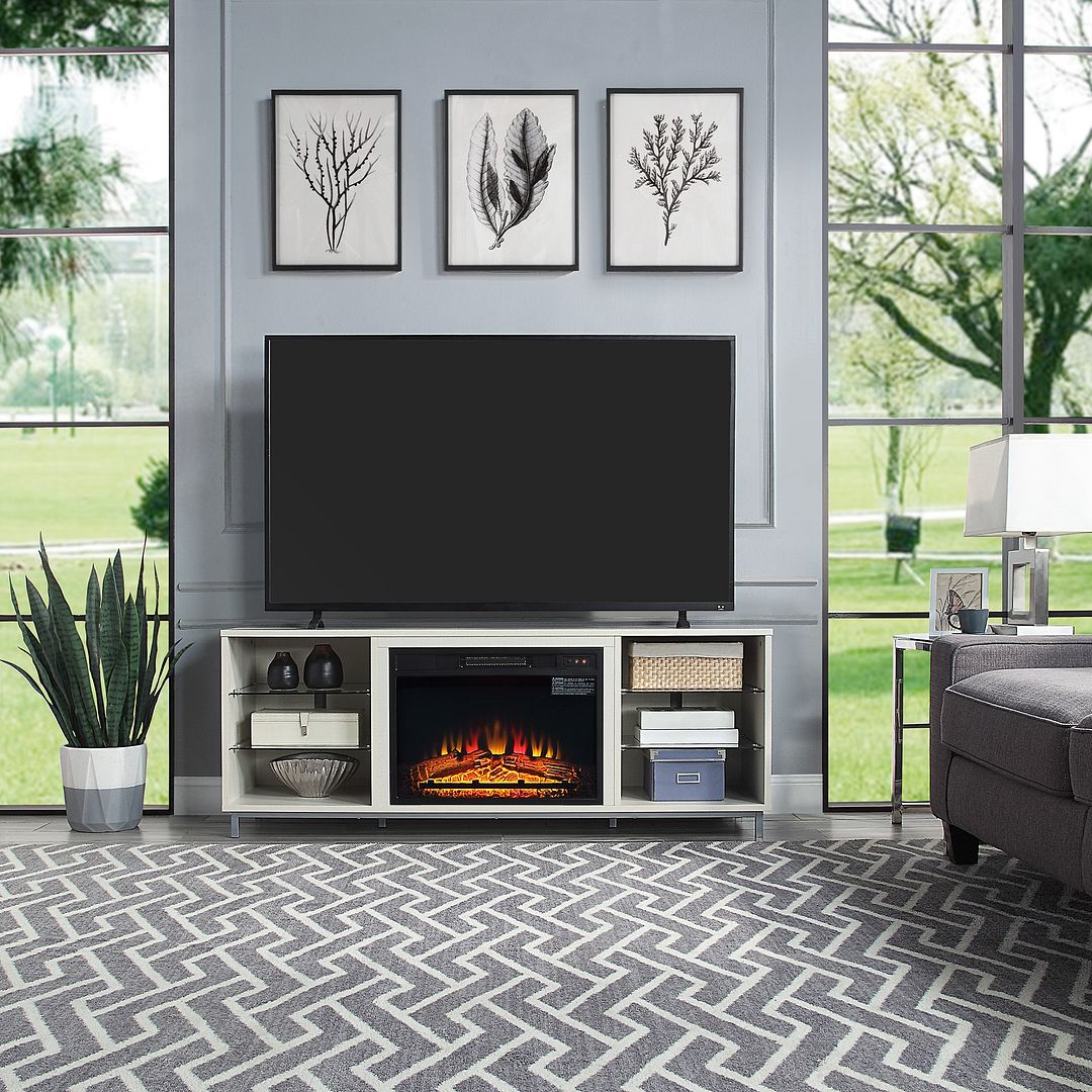Sahl Fireplace - Beige