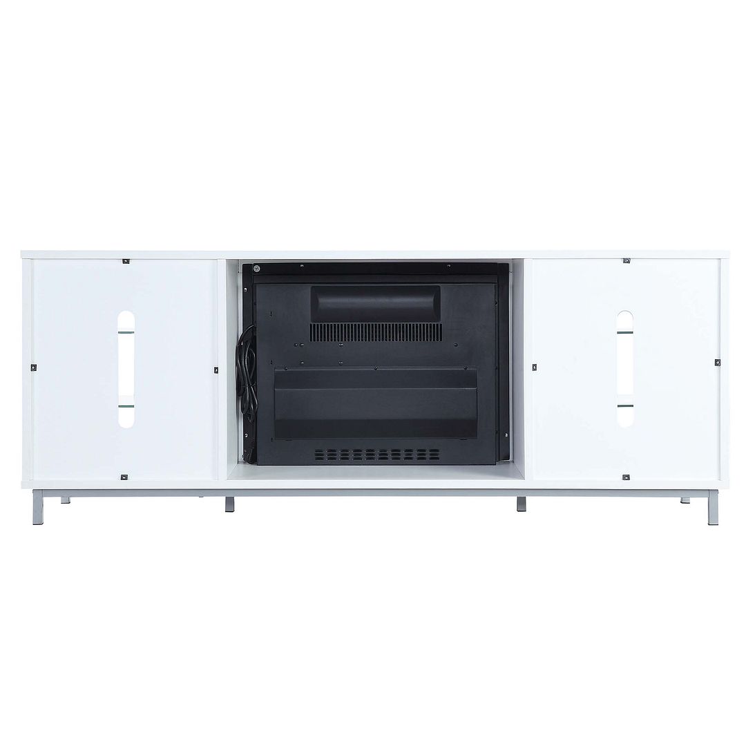 Sahl Fireplace - White