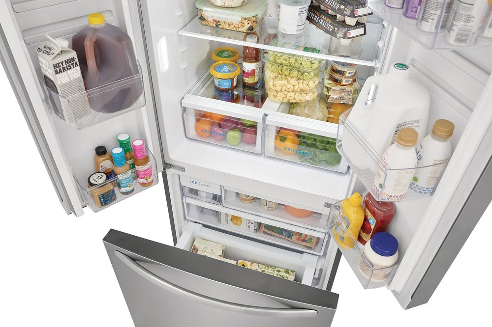 Frigidaire Brushed Stainless Steel French Door Refrigerator (17.6 Cu. Ft.) - FRFG1723AV