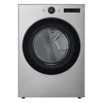 LG Graphite Steel 7.4 cu. ft. Ultra Large Capacity Smart Front Load Dryer with Built-In Intelligence & TurboSteam® - DLEX5500V