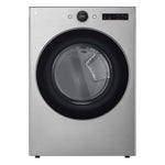 LG Graphite Steel 7.4 cu. ft. Ultra Large Capacity Smart Front Load Gas Dryer with Built-In Intelligence & TurboSteam® - DLGX5501V