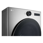 LG Graphite Steel 7.4 cu. ft. Ultra Large Capacity Smart Front Load Gas Dryer with Built-In Intelligence & TurboSteam® - DLGX5501V