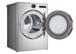 LG Graphite Steel 7.4 cu. ft. Ultra Large Capacity Smart Front Load Dryer with Built-In Intelligence & TurboSteam® - DLEX5500V