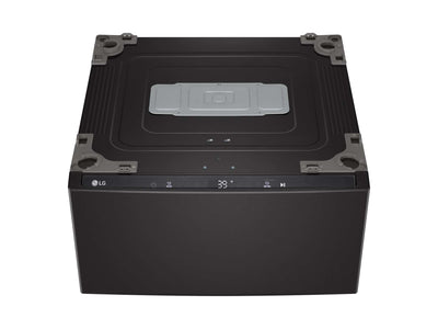 LG Black Steel 27'' LG SideKick™ Pedestal Washer (1 Cu. Ft) - WD300CB