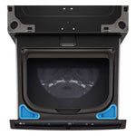 LG Black Steel 27'' LG SideKick™ Pedestal Washer (1 Cu. Ft) - WD300CB