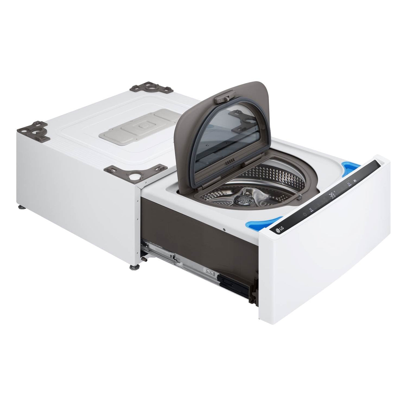 LG White 27'' LG SideKick™ Pedestal Washer (1 Cu. Ft) - WD300CW