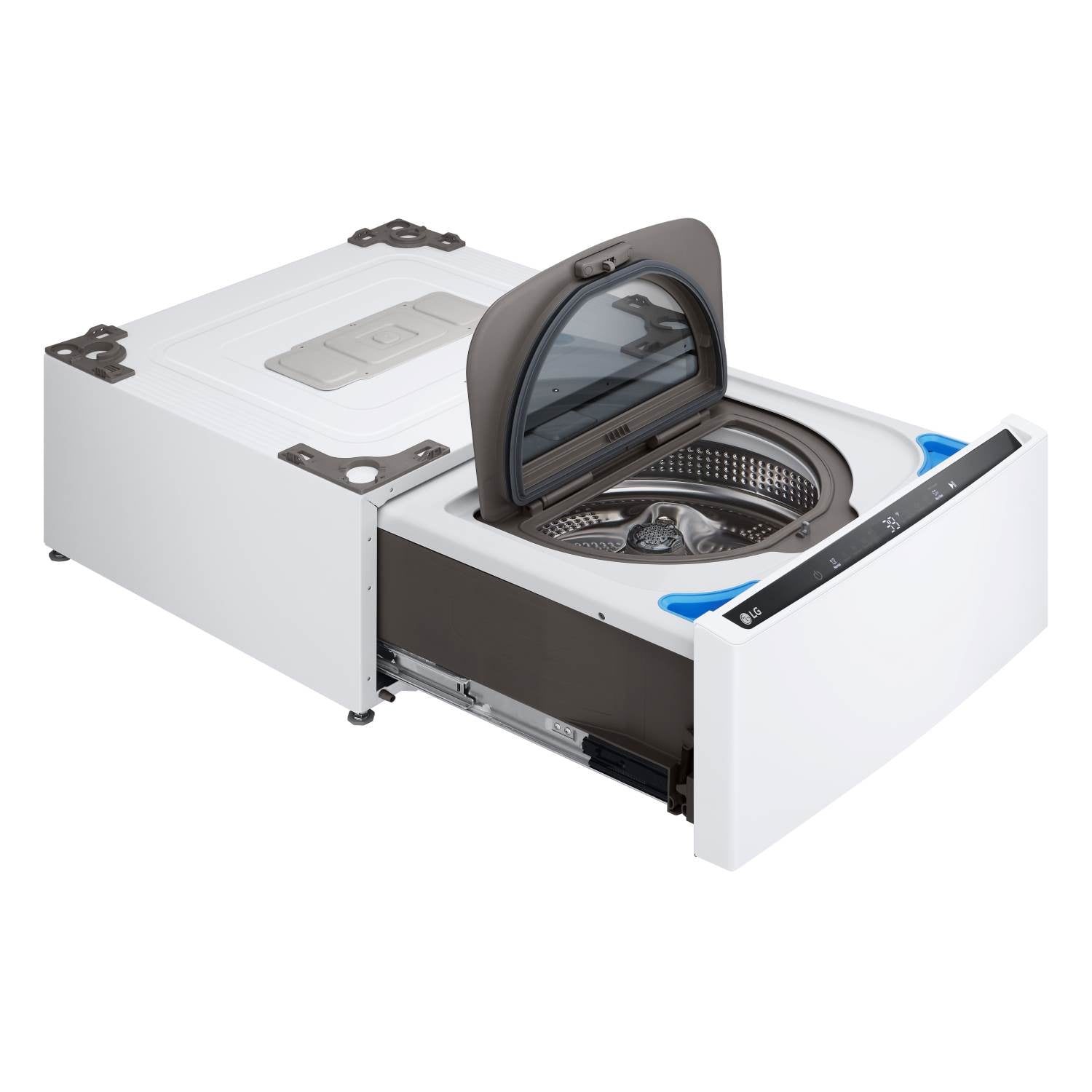 LG White 27'' LG SideKick™ Pedestal Washer (1 Cu. Ft) - WD300CW