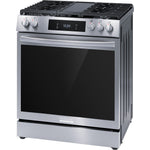 Frigidaire Gallery Stainless Steel 30" Front Control Gas Range with Total Convection (6.1 Cu. Ft) - GCFG3060BF