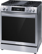 Frigidaire Gallery Stainless Steel 30" Front Control Gas Range with Total Convection (6.1 Cu. Ft) - GCFG3060BF