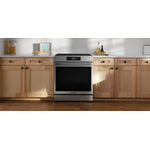 Frigidaire Gallery Smudge-Proof Stainless Steel 30" Front Control Induction Range with Total Convection (6.2 Cu. Ft) - GCFI306CBF