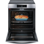 Frigidaire Gallery Smudge-Proof Stainless Steel 30" Front Control Induction Range with Total Convection (6.2 Cu. Ft) - GCFI306CBF