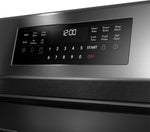 Frigidaire Gallery Smudge-Proof® Black Stainless Steel 30" Rear Control Gas Range (5.1 Cu. Ft) - GCRG3060BD