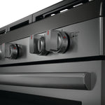 Frigidaire Gallery Smudge-Proof® Black Stainless Steel 30" Rear Control Gas Range (5.1 Cu. Ft) - GCRG3060BD