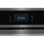 Frigidaire Gallery Smudge-Proof Black Stainless Steel 30" Double Wall Oven with Total Convection (10.6 Cu. Ft) - GCWD3067AD