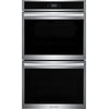 Frigidaire Gallery Smudge-Proof Stainless Steel 30" Double Wall Oven with Total Convection (10.6 Cu. Ft)- GCWD3067AF