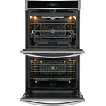 Frigidaire Gallery Smudge-Proof Stainless Steel 30" Double Wall Oven with Total Convection (10.6 Cu. Ft)- GCWD3067AF
