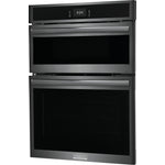 Frigidaire Gallery Smudge-Proof Black Stainless Steel 30" Wall Oven and Microwave Combination (1.7 Cu. Ft. / 5.3 Cu. Ft.) - GCWM3067AD