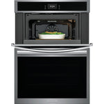 Frigidaire Gallery Smudge-Proof Stainless Steel 30" Wall Oven and Microwave Combination (1.7 Cu. Ft. / 5.3 Cu. Ft.) - GCWM3067AF
