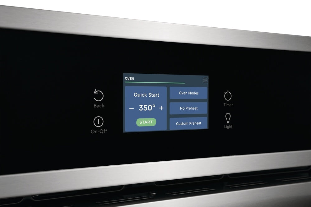 Frigidaire Gallery Smudge-Proof Stainless Steel 27" Single Wall Oven with Total Convection and Air Fry (3.8 Cu.Ft) - GCWS2767AF