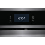 Frigidaire Gallery Smudge-Proof Black Stainless Steel 30" Single Wall Oven with Total Convection (5.3 Cu. Ft) - GCWS3067AD