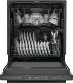 Frigidaire Gallery Smudge-Proof Black Stainless Steel 24" Built-In Dishwasher - GDPP4517AD