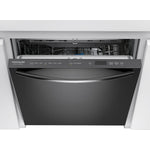 Frigidaire Gallery 24" Smudge-Proof™ Black Stainless Dishwasher with CleanBoost™ (47 dBA) - GDSH4715AD