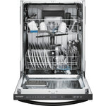 Frigidaire Gallery 24" Smudge-Proof™ Black Stainless Dishwasher with CleanBoost™ (47 dBA) - GDSH4715AD
