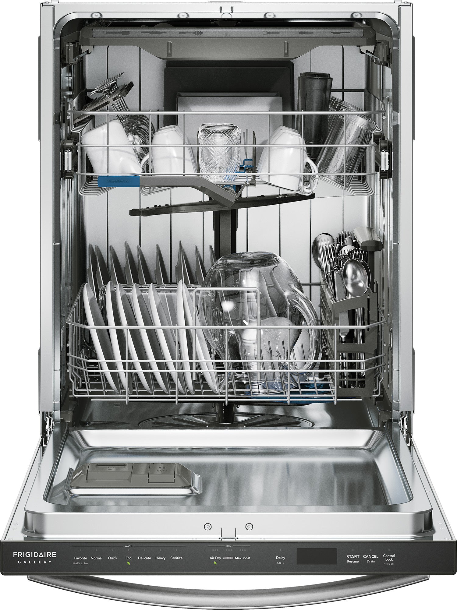 Frigidaire Gallery 24" Smudge-Proof™ Stainless Steel Dishwasher with CleanBoost™ (47 dBA) - GDSH4715AF