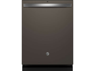GE 24" Slate Top Control Dishwasher with Stainless Steel Interior and Third Rack - GDT650SMVES
