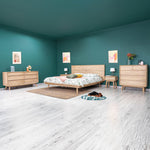 Abenra Queen Bed - Grey Wash