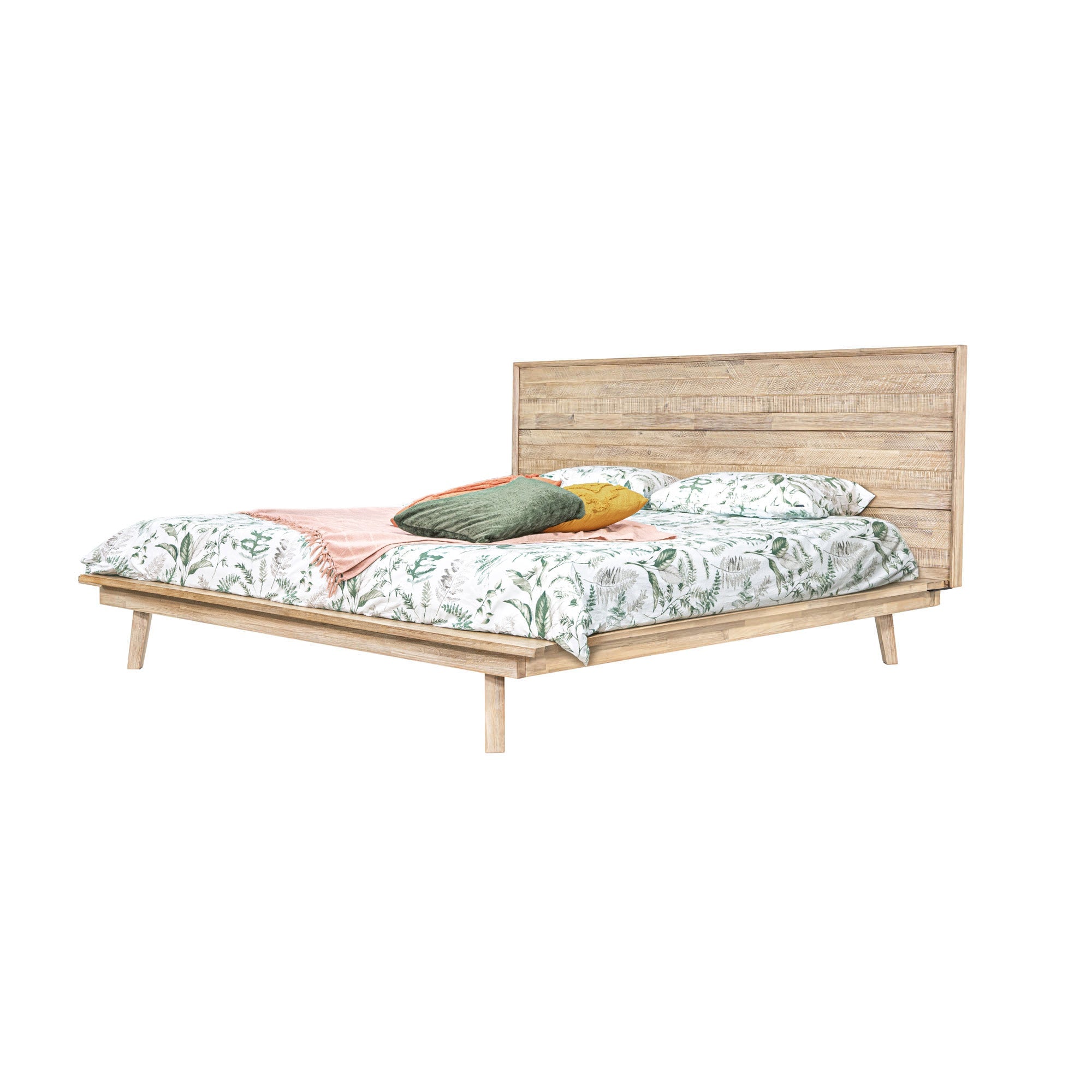 Abenra Queen Bed - Grey Wash