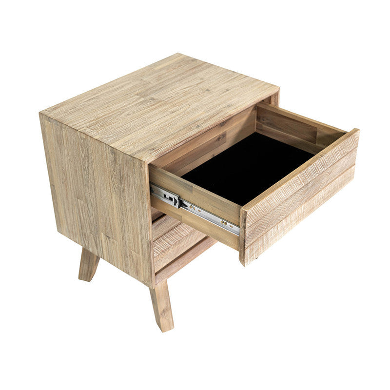 Abenra 2 Drawer Night Table - Grey Wash