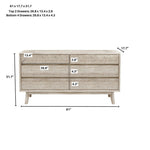 Abenra Dresser - Grey Wash