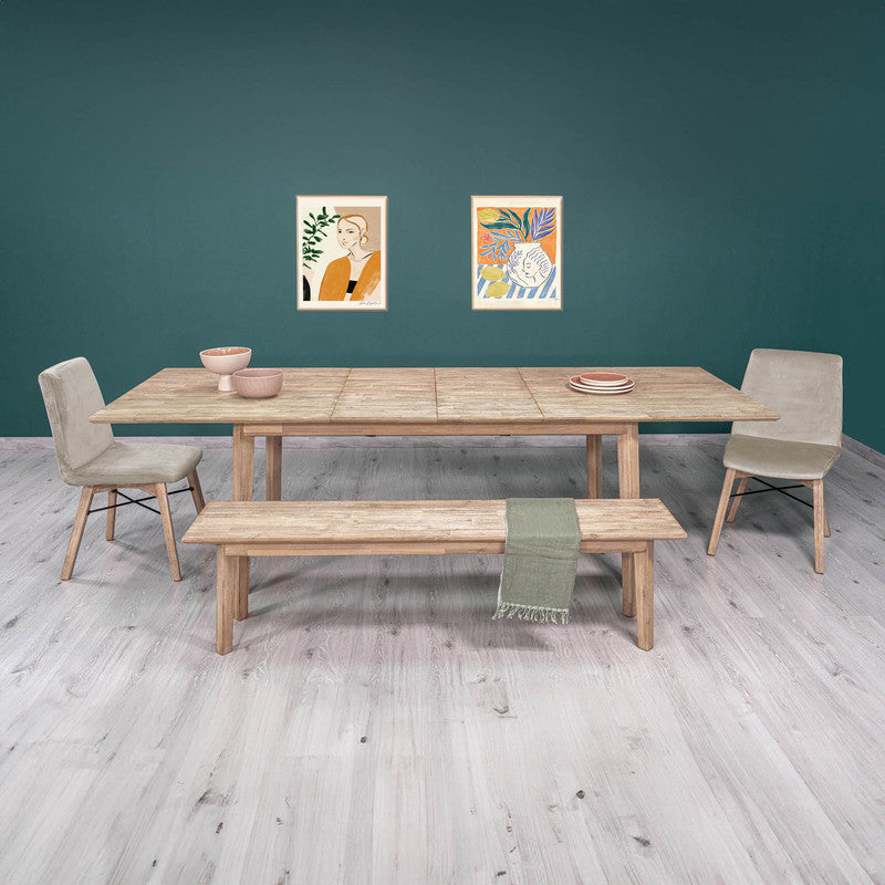 Abenra Extension Dining Table - Grey Wash