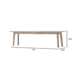 Abenra Bench - Grey Wash