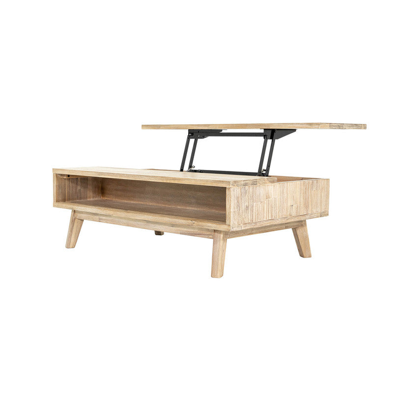 Abenra Lift-Top Coffee Table - Grey Wash