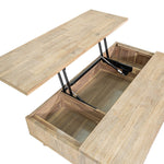 Abenra Lift-Top Coffee Table - Grey Wash
