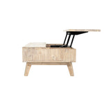 Abenra Lift-Top Coffee Table - Grey Wash